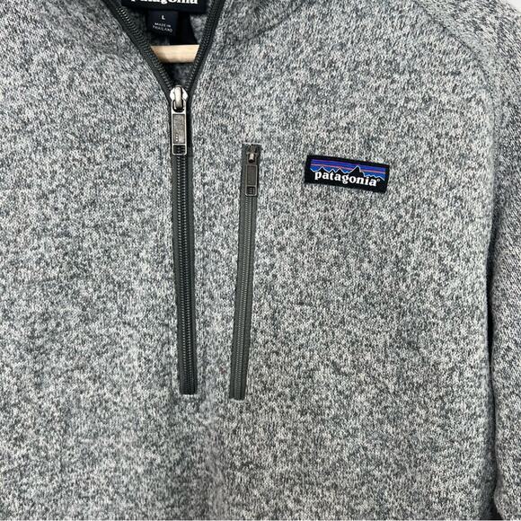Patagonia Better Sweater 1/4-Zip Fleece Stonewash Gray Size Large - Picture 4 of 13